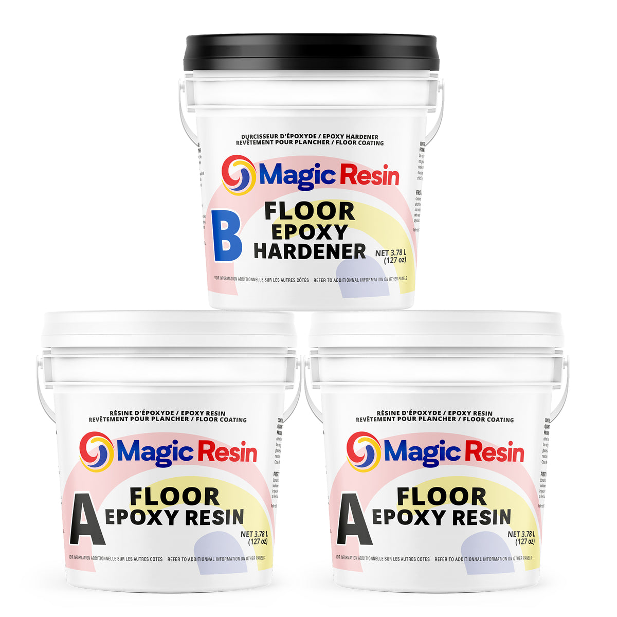 Clear Floor Epoxy Resin for Garages, Basements, Warehouses, Retail S