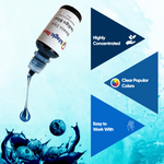 Transparent Pigment Dye - 24 Colors - 10ml each bottle