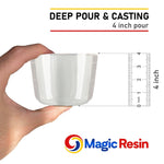 6 Gallon (22.8 L) | 4'' Deep Pour, Casting & Art | Clear Epoxy Resin Kit | Free Shipping - Magic Resin USA