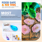 32 Oz (946 ml) | Art & Craft Epoxy Resin Kit | Includes 3 pairs of gloves, 2 cups, 4 sticks & 5 x 5g mica powder bags | Free express shipping - Magic Resin USA