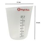 Silicone Measuring Cups for Epoxy Resin, Reusable Mixing Cups Jugs Resin  Cast US